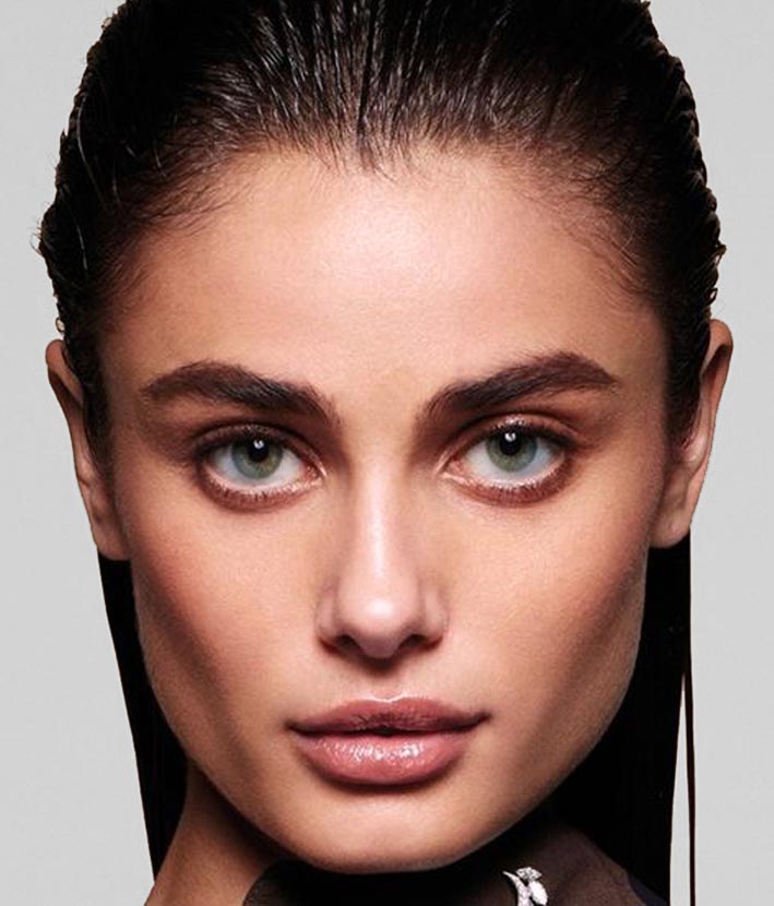 آرایش صورت های لاغر و کشیده